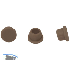 LAMELLO Clamex Abdeckkappen, Kunststoff RAL 8017 schokoladenbraun, VPE 5000