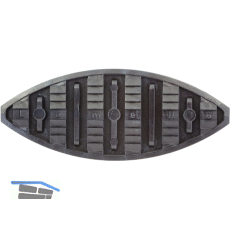 LAMELLO Haftlamellen-K 20, St�rke 4.5, Kunststoff schwarz, 250 St�ck