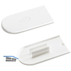 LAMELLO Cabineo Abdeckkappe, Kunststoff RAL 9018 papyruswei�, VPE 100