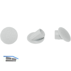 LAMELLO Clamex Abdeckkappen 45�, Kunststoff RAL 7035 lichtgrau, VPE 100