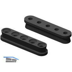 KEILVERBINDER Langh�lse zum Schrauben, Kunststoff schwarz