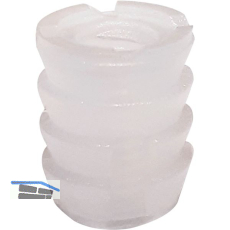 Einschlagmuffe rund, M6 L�nge 10,2 mm, Bohr �8 mm, Kunststoff natur