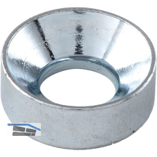Kopf-Einlassrosette, � 13 mm, Stahl verzinkt
