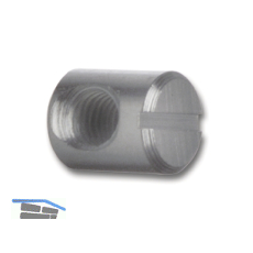 Quergewindebolzen, �10, L�nge 12.5 f�r Verbindungsschraube M6, Stahl blank