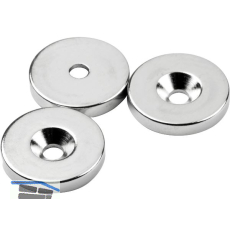 Scheibenmagnet mit Bohrung ؠ27�mm, H�4�mm