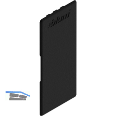 BLUM LEGRABOX Abdeckkappe innen, H�he M/C/F/K, Carbonschwarz-matt