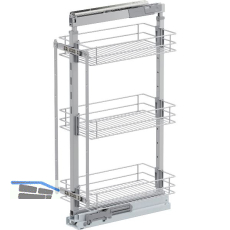 VS TAL Larder 2 Hochschrankauszug Set Classic KB 300 mm Silber