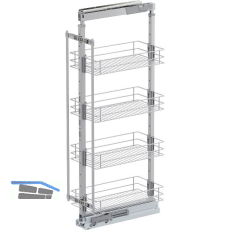 VS TAL Larder 3 Hochschrankauszug Set Classic KB 300 mm Silber