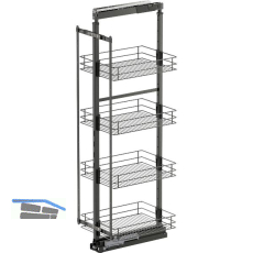 VS TAL Larder 4 Hochschrankauszug Set Classic KB 400 mm Lava