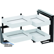 VS COR FOLD Eckauszug Set Planero KB 900 mm rechts Wei�/Lava