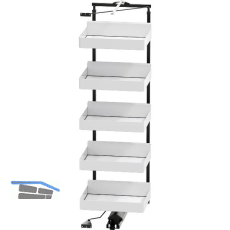 VS TAL Gate Hochschrankauszug Set Planero 1700 - 1950 mm KB 450 mm Wei�/Lava