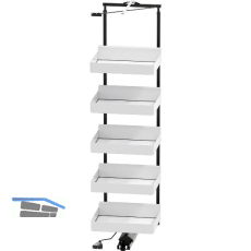 VS TAL Gate Hochschrankauszug Set Planero 1900 - 2140 mm KB 450 mm Wei�/Lava