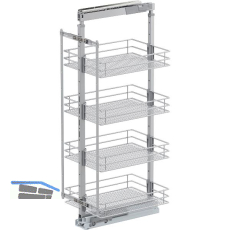 VS TAL Larder 3 Hochschrankauszug Set Saphir KB 400 mm Silber