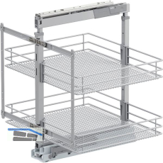 VS TAL Larder 1 Hochschrankauszug Set Saphir KB 600 mm Silber