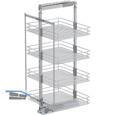 VS TAL Larder 3 Hochschrankauszug Set Saphir KB 600 mm Silber