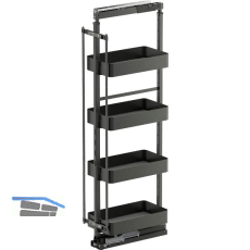 VS TAL Larder 4 Hochschrankauszug Set Planero KB 300 mm Lava