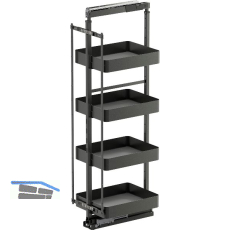 VS TAL Larder 3 Hochschrankauszug Set Planero KB 400 mm Lava