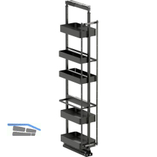 VS TAL Larder 6 Flex Hochschranksauszug Planero Tool KB 300 mm Lava