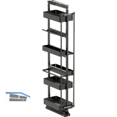 VS TAL Larder 5 Flex Hochschranksauszug Planero Wash KB 300 mm Lava