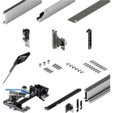 HAWA Concepta III Set, 25 Pull links, T�rh�he 1200 - 2200 mm