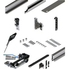 HAWA Concepta III Set, 35 Pull rechts, T�rh�he 1900 - 2700 mm