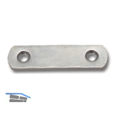 Verbindungsplatte, L 50, B 13, Materialst�rke 2, Stahl verzinkt