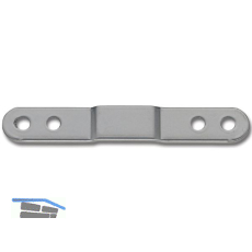 POHL Verbindungsplatte f�r K�chent�ren, Bohr � 4,5 mm, gekr�pft