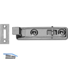 DORMAKABA M�belriegel gekr�pft, 20x80, Stahl silberfarbig