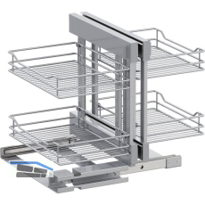 VS COR Flex Eckauszug Set Classic KB 900 mm Silber
