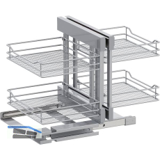 VS COR Flex Eckauszug Set Classic KB 1000 mm Silber