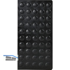 TDK T�ranschlagd�mpfer selbstklebend, rund, �8 x 1.6, Kunststoff schwarz