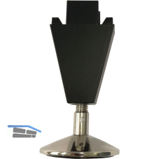 VOLPATO Stili Sockelfu� 90 mm Aluminium schwarz eloxiert