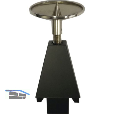 VOLPATO Stili Deckenbefestigung oben, Aluminium schwarz eloxiert