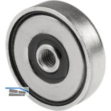 Topfmagnet mit Innengewinde M4 � 20 mm,