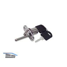 Zylinder Zentralverschluss-Set; Zylinder �16 x 22mm; Stahl vernickelt