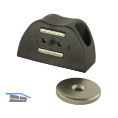 Magnetschnapper FA inkl. Gegenst�ck rund mit einem Schraubloch, HK 4kg, KS braun