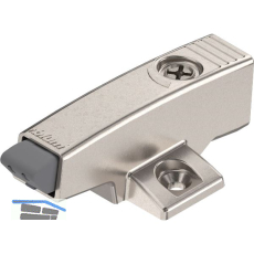 BLUM BLUMOTION 971A, Kreuzadapterplatte, Bauh�he 25, Zink vernickelt