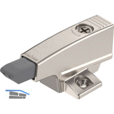 BLUM BLUMOTION 971A, Kreuzadapterplatte, Bauh�he 33, Zink vernickelt