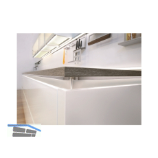 LED-Profilabdeckung zu Griffmulde Aktor L-Profil, 5000mm, opal