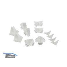 REHAU Formteile-Set Rauwalon slim-line Kunststoff Wei�