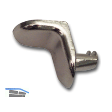 Steckbodentr�ger FIX 1, Bohr � 5 mm, Zink vernickelt, VPE 1000 ST