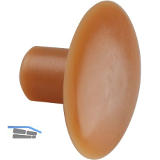 Verbindungsschraube-Abdeckkappe, 12 mm Buche