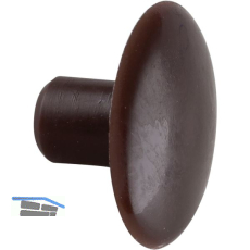 Verbindungsschraube-Abdeckkappe, 12 mm braun