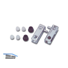 Glast�r Scharnierset 4-6, Zapfdurchmesser 5 mm, Zapfenh�he 5 mm
