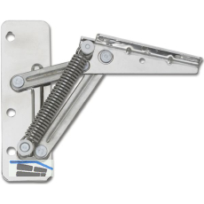 Hochstellst�tze HL, RECHTS, Tragkraft max. 9KG, Stahl vernickelt