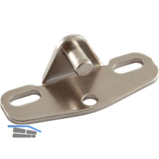 LAMP� Befestigungswinkel f�r Holzfront, Stahl vernickelt