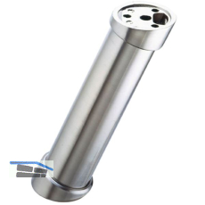 Barkonsole 50 x 200 mm schr�g Edelstahl Effekt