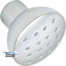 Knopf Pharis � 28 mm, Tiefe 24 mm, ZN verchromt matt