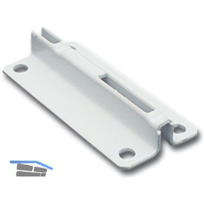 ELEMENT SYSTEM Classic Einzelhalterung 10005 Stahl silberfarbig