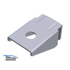 ELEMENT SYSTEM Aufsteckhalter 11604 Stahl vernickelt